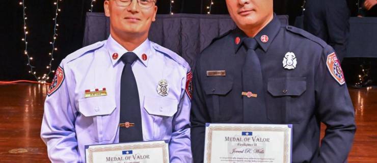 Local Firefighter Honored for Bravery in Rescue Operation