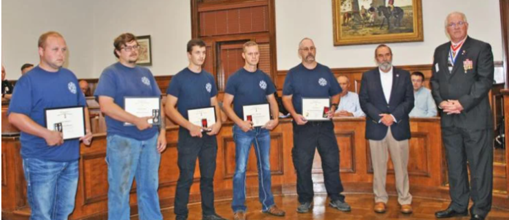 Bravery and dedication: SAR awards volunteer firefighters’ heroism